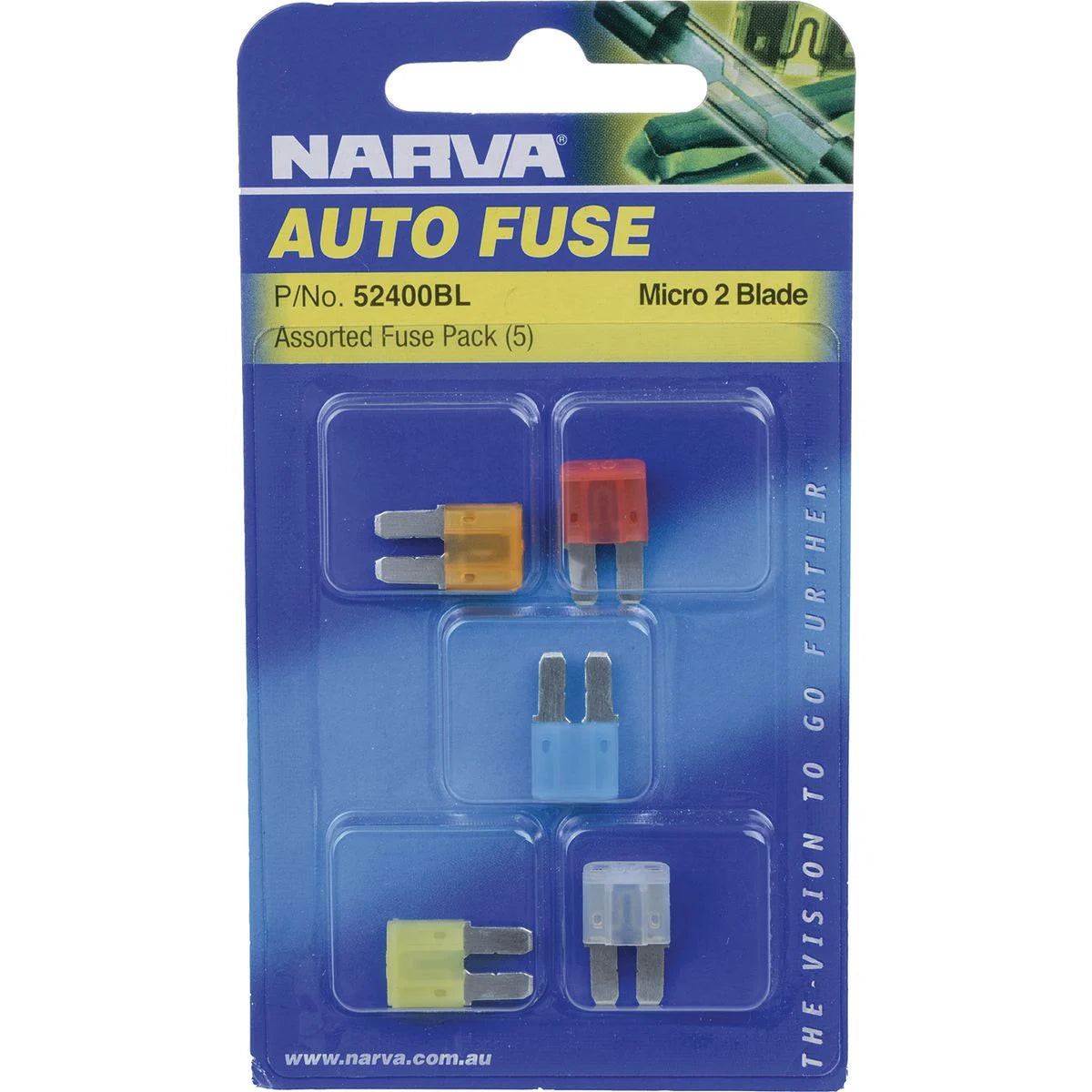 Auto Micro 2 Blade Fuse Assortment - Narva