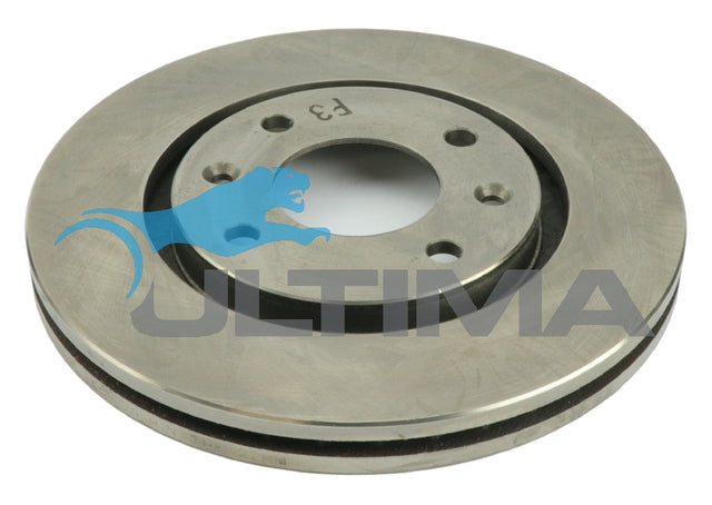 Brake Disc Rotor Fits Peugeot 1.8 / 2.1 T/D 97-99 14" Wheel 260mm AAP12052 - Ultima