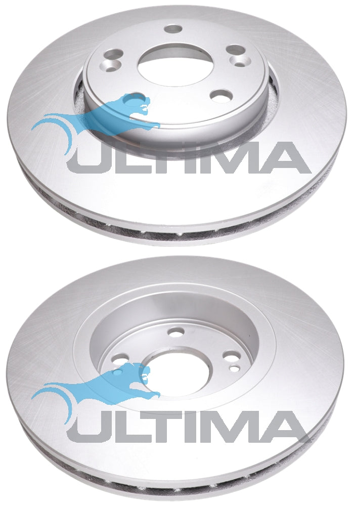 Brake Disc Rotor Front (F) Fits Scenic RX4 5/01-6/04 (5 Stud) AAP12297 - Ultima