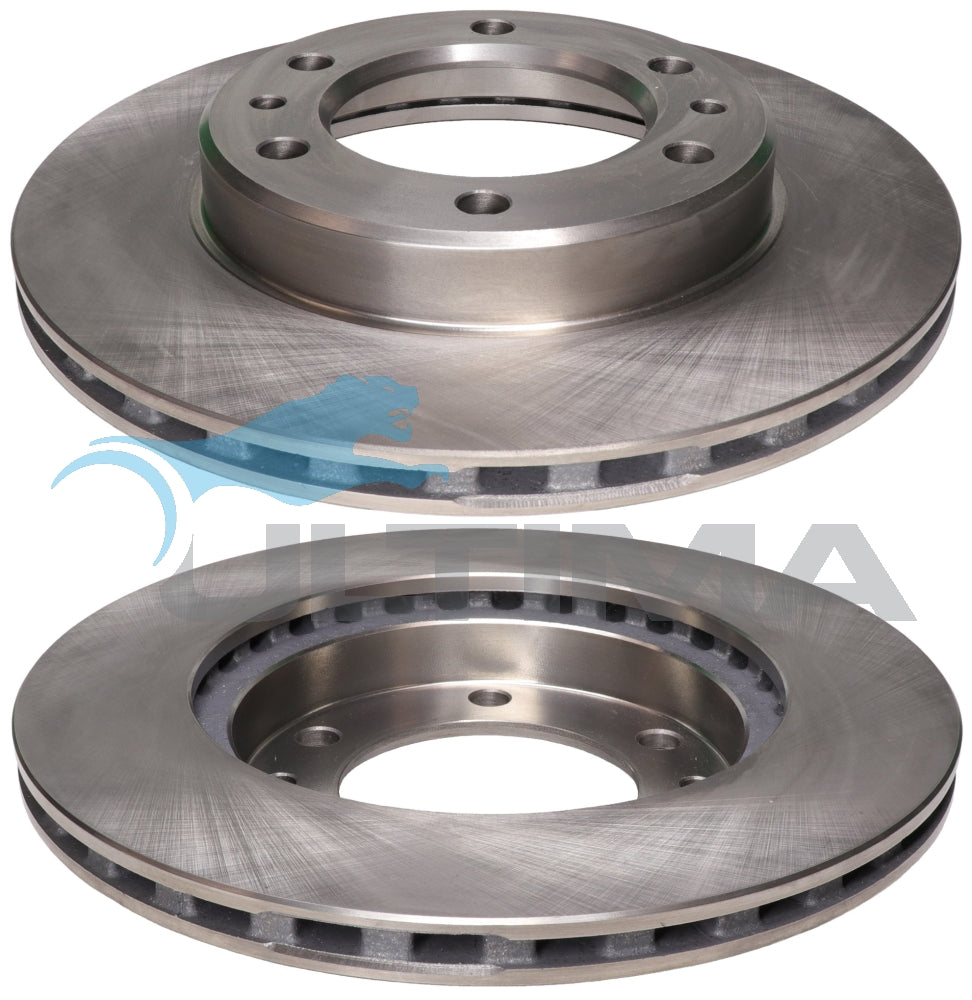 Brake Disc Rotor Front (F) Fits Hilux, Landcruiser AAP151 - Ultima