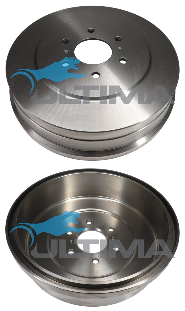 Brake Drum Rear Fits Nissan Navara D40 2005 On AAP1874 - Ultima