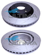 Brake Drum Front (F) Fits Commodore VE V8, Slotted Uni-Directional AAP2028S - Ultima