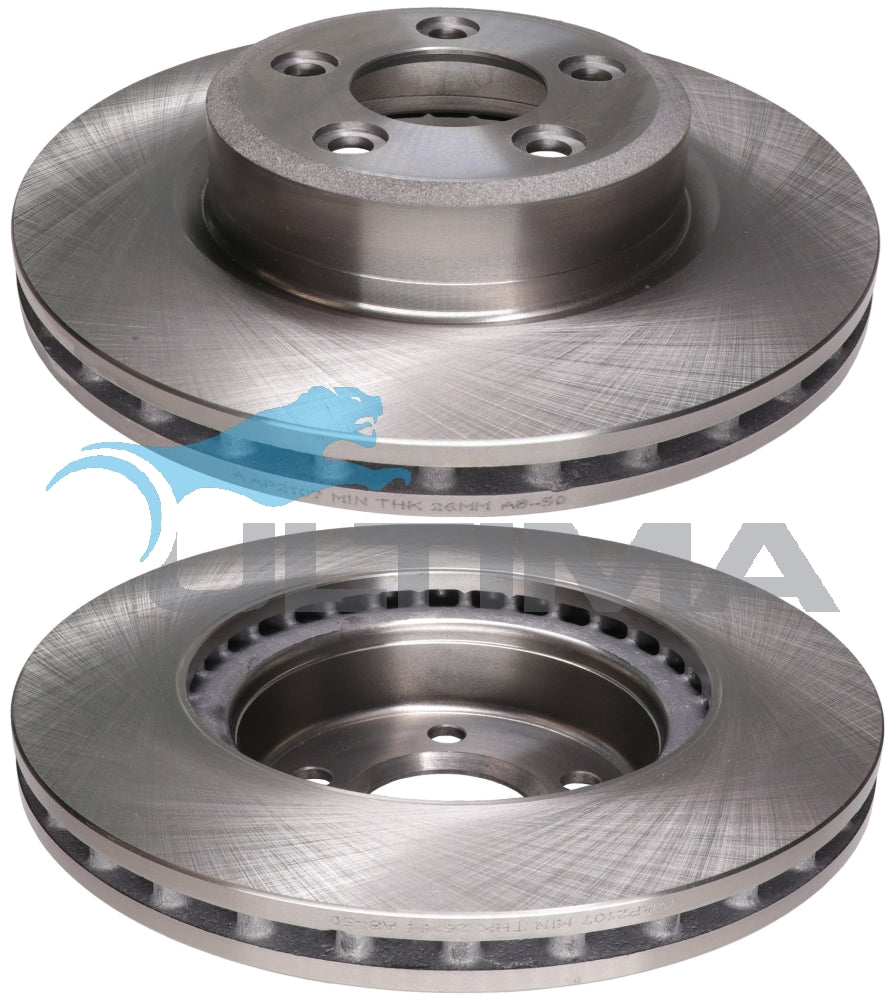 Brake Disc Rotor (F) Fits Falcon BF, Territory TS, TX AAP2107 - Ultima