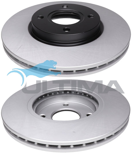 Front Rotor Fits Ford Fiesta ST Front WZ 08/2013-2019 278mm DIA. GEOMET COATED HIGH CARBON AAP2163HC - Ultima