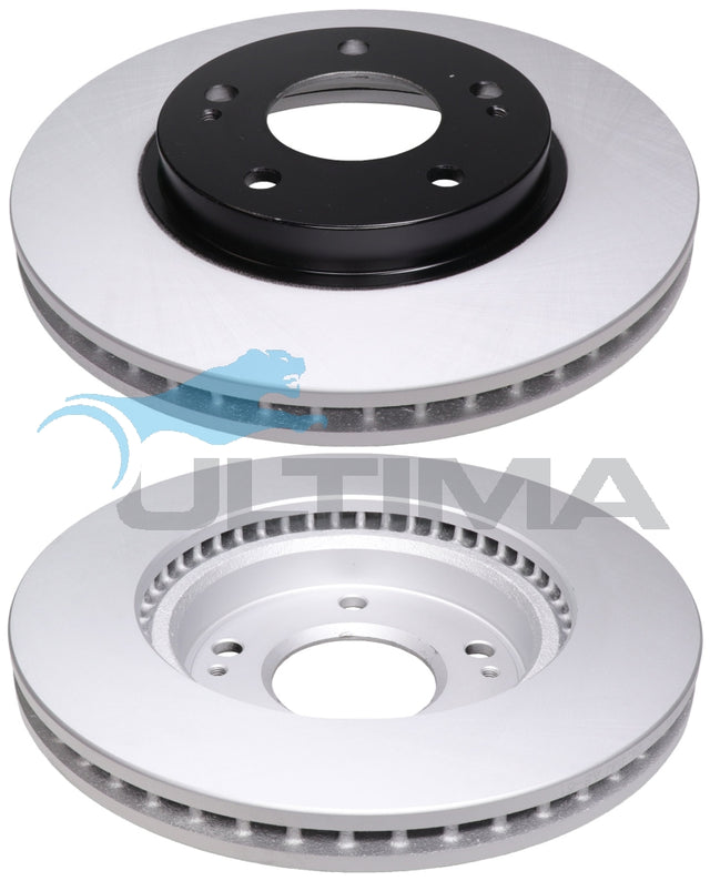Brake Disc Rotor (Front) Fits Outlander ZE, ZF 2/03 - 10/06, Lancer, Dodge Caliber AAP2201 - Ultima