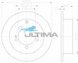Brake Disc Rotor Front Fits MITSUBISHI COLT RG RZ 256MM OD AAP2226 - Ultima
