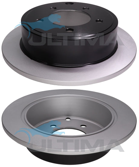 Brake Disc Rotor Rear Fits SOLID OUTLANDER/CJ LANCER 3/08. CHRY-SEBRING/AVENGER/CALIBER/COMPASS AAP2209 - Ultima