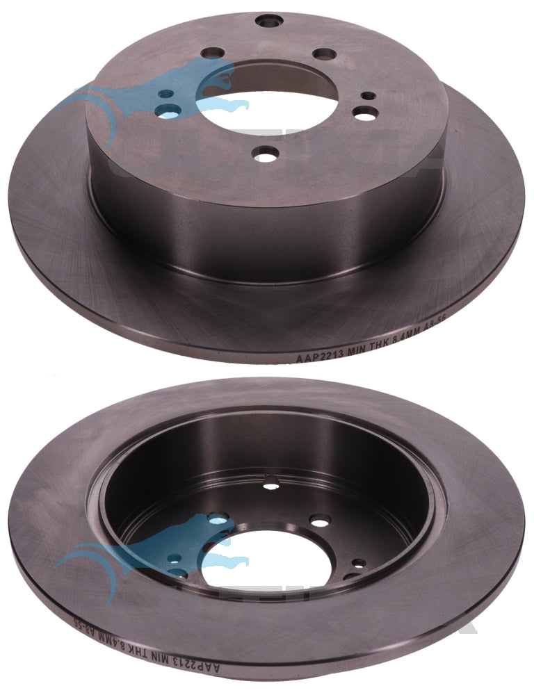 Brake Disc Rotor Rear Fits LANCER CJ RALLIART 8/08- AAP2213 - Ultima