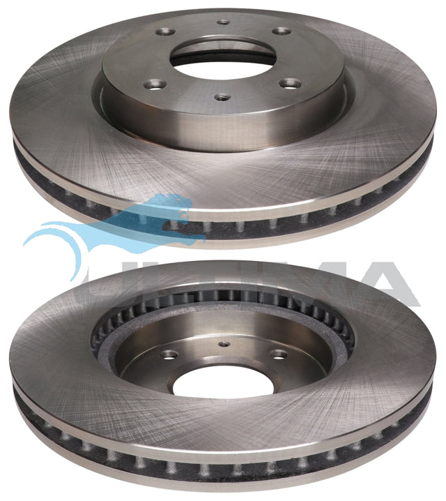 Brake Disc Rotor (Front) Fits Mitsubishi Lancer CS/CH 15" 4 Stud 7/03-On AAP2214 - Ultima