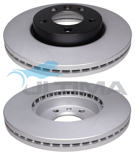 Brake Disc Rotor (F) Fits Transporter T5 16" Wheel 08/04 - 07/07, Touareg 16" Wheel 02- Geomet Coated AAP2242 - Ultima