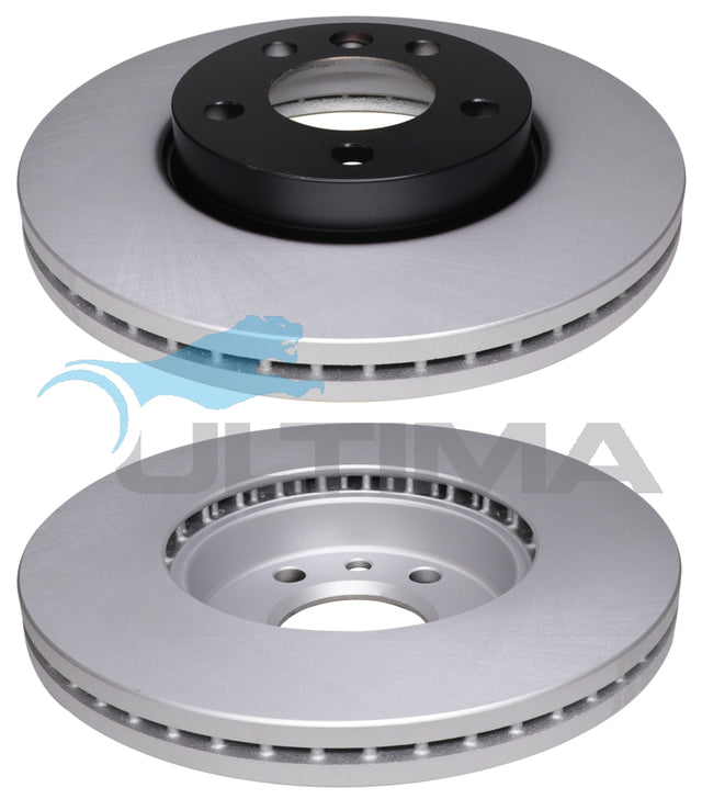 Brake Disc Rotor (F) Fits Transporter T5 16" Wheel 08/04 - 07/07, Touareg 16" Wheel 02- Geomet Coated AAP2242 - Ultima