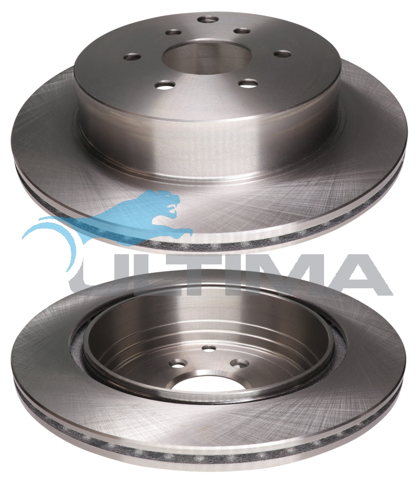 Brake Disc Rotor Rear Fits PATHFINDER R51 4.0L 17" WHEELS AAP2311 - Ultima