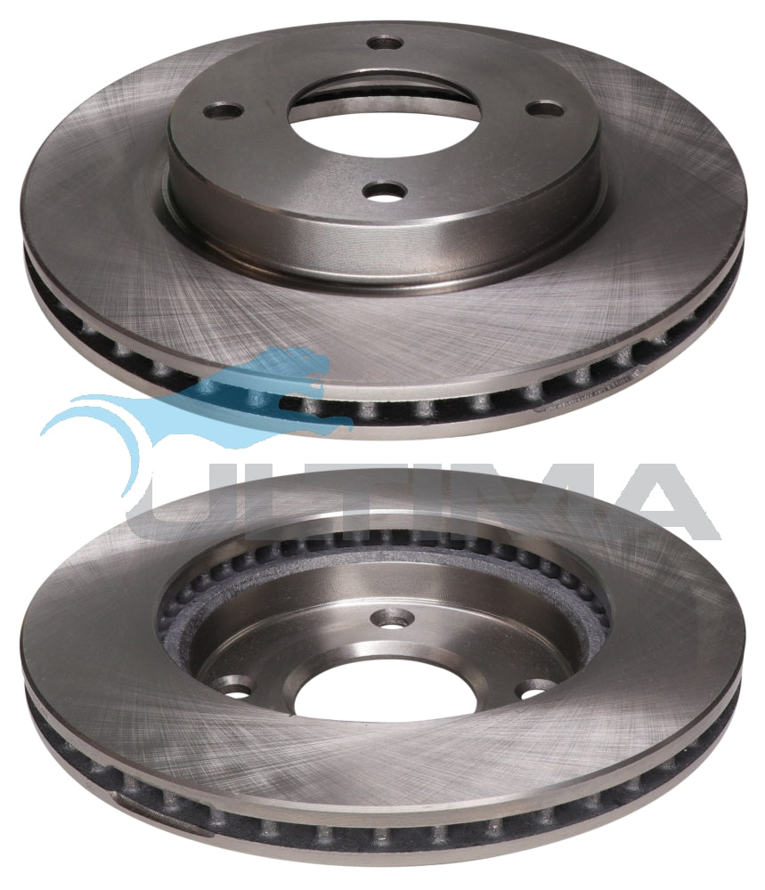 Brake Disc Rotor (Front) Fits Nissan Tiida C11 1.8 06 On AAP2328 - Ultima