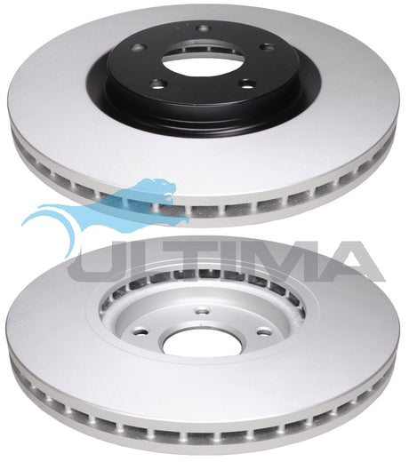 Brake Disc Rotor (Front) Fits Nissan Dualis 12/07 On 320mm, Renault Koleos GEOMET Coated AAP2329 - Ultima