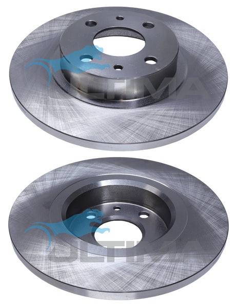Brake Disc Rotor Front Fits FIAT 500 TWIN AIR 0.9lt, 1.2L 2008-2010 SOLID ROTOR AAP2407 - Ultima