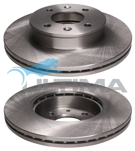 Brake Disc Rotor (Front) Fits Hyundai Getz TB 241mm OD (Non ABS) AAP2450 - Ultima