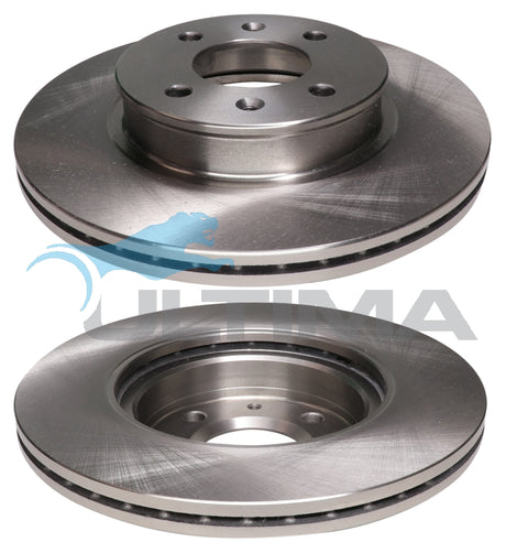 Brake Disc Rotor (Front) Fits Hyundai Getz TB 256mm OD (ABS) AAP2451 - Ultima
