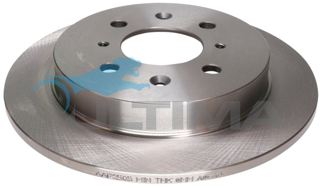 Brake Disc Rotor Rear Fits JAZZ-GE, GK, GF. CITY-GM 2008 ON AAP2505 - Ultima