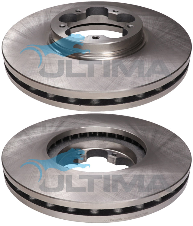 Brake Disc Rotor Front Fits FORD TRANSIT VO and CUSTOM VN 308mm AAP2527 - Ultima
