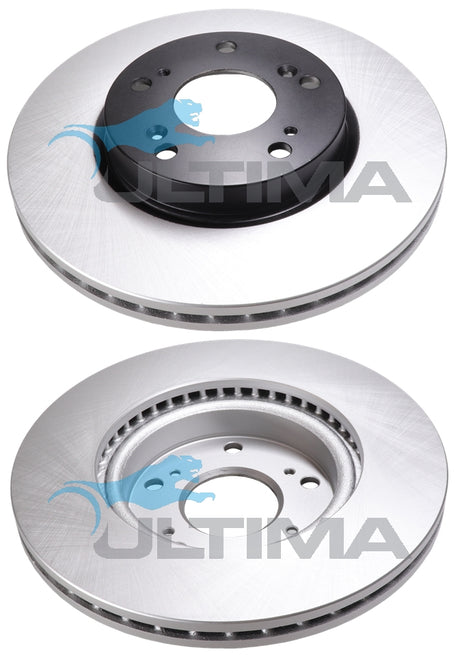 Brake Disc Rotor (F) Fits Honda Civic FC/FK Rotor Geomat + Black Hat AAP2540 - Ultima