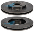 Brake Disc Rotor (F) Fits Escape, Tribute 2.3L, 3.0L 4cyl, V6 2006 On AAP2560 - Ultima