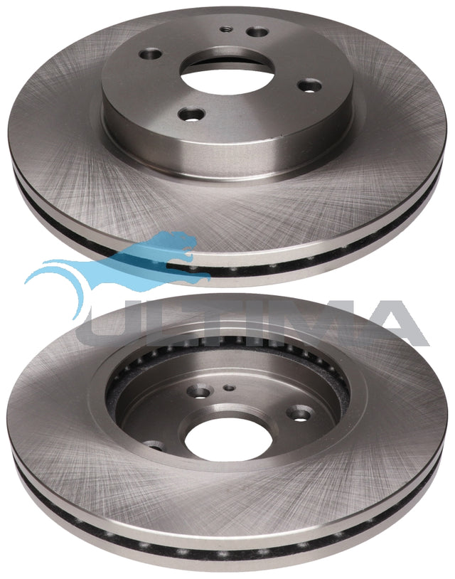Brake Disc Rotor (F) Fits Mazda2 DE, Ford Fiesta WS WT 23mm Thick AAP2568 - Ultima