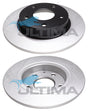Brake Disc Rotor (R) Fits Mazda 3 BM/BN, DK CX-3 02/2018 Onward 265mm OD AAP2571 - Ultima