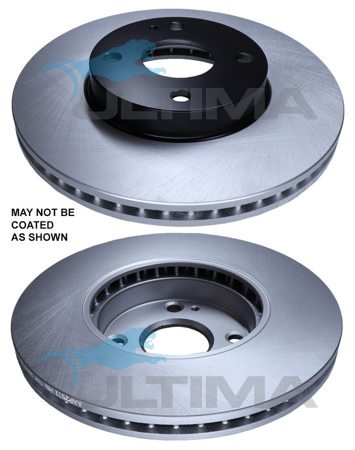 Brake Disc Rotor (F) Fits Mazda 2 DJ 08/2014-On, MX-5 ND 1.5L 08/2015 Geomat + Black Hat AAP2572 - Ultima