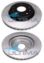 Brake Disc Rotor Front Fits SUZUKI S-CROSS JY- 2016-ON, VITARA LY 05/2016-ON AAP2574 - Ultima