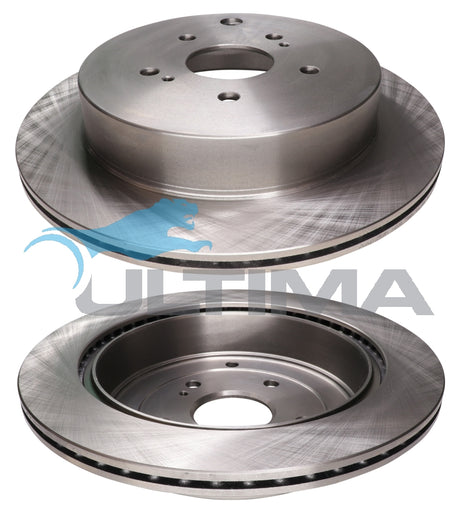 Brake Disc Rotor Rear Fits GRAND VITARA 08-ON 308MM OD AAP2581 - Ultima