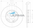 Brake Disc Rotor Front Fits MERCEDES 190 1.8, 2.0, 2.5L 85-88 AAP260 - Ultima