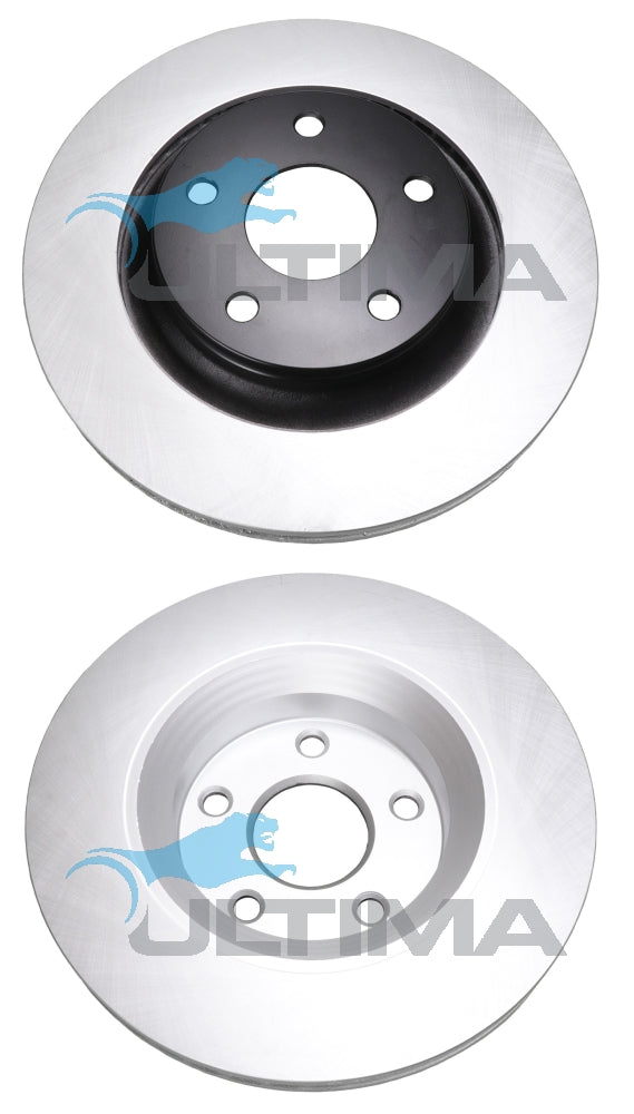 Brake Disc Rotor Front Fits Jeep Wrangler JK 2008-ON 332mm GEOMET AAP2630 - Ultima