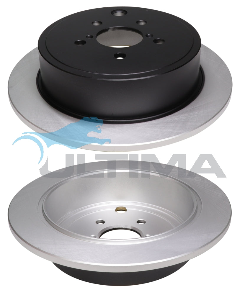 Brake Disc Rotor (R) Fits Subaru XV, BRZ, Toyota 86 Rear Rotor 2012-On AAP2659 - Ultima