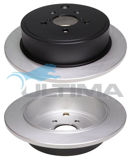Brake Disc Rotor (R) Fits Subaru XV, BRZ, Toyota 86 Rear Rotor 2012-On AAP2659 - Ultima