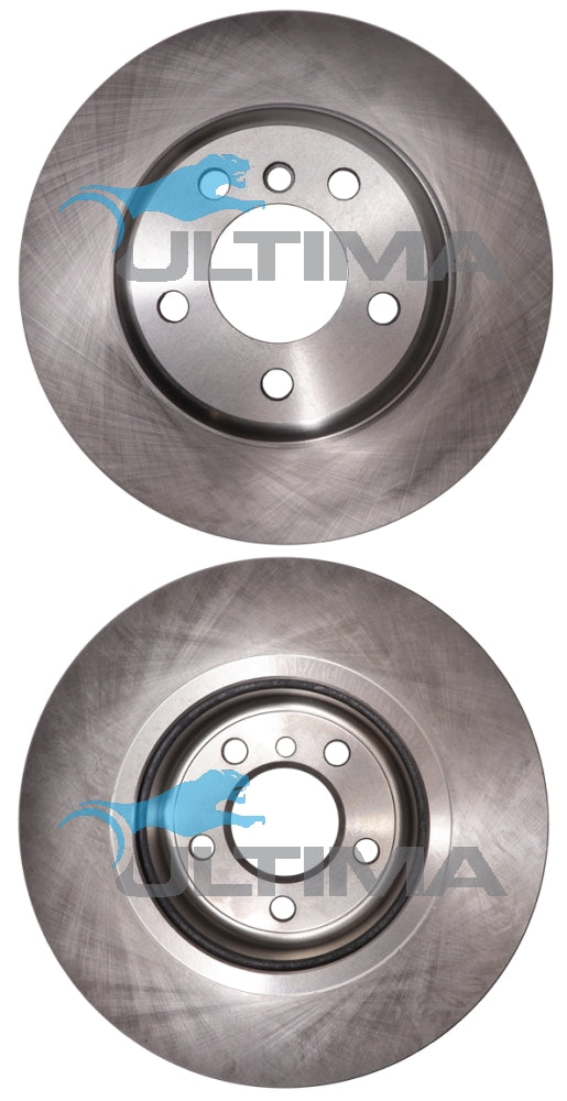 Brake Disc Rotor Front Fits BMW 5 Series F10, F11 520i/D 528i 06/10 - 03/2017 AAP2672 - Ultima