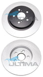 Rear Brake Disc Rotor Fits Lexus CT200H - ZWA10R AAP2784 - Ultima