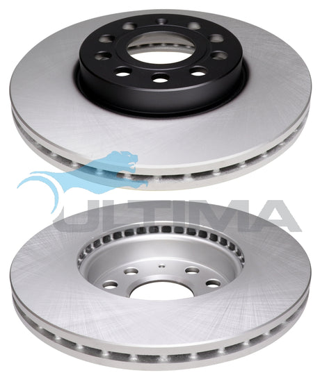 Brake Disc Rotor (Front) Fits Audi A3, Golf Vented 288mm Geomet Coated AAP2810 - Ultima