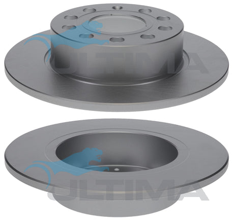 Brake Disc Rotor (Rear) Fits Audi A3, VW Golf Geomet Coated AAP2811 - Ultima