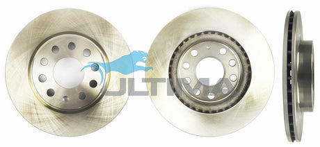 Brake Disc Rotor (Front) Fits Audi A3, Golf Vented 280mm Geomet Coated AAP2812 - Ultima