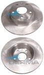 Rear Brake Disc Rotor Fits Audi TT 2.0L 8J 286mm OD 1KZ, 1KJ 2EE & 2ED AAP2829 - Ultima