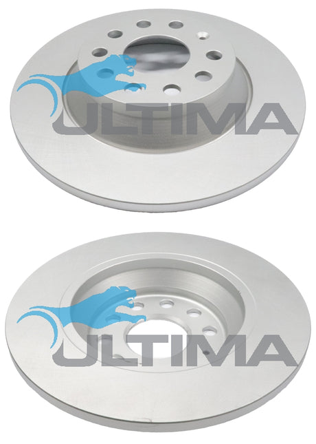 Brake Disc Rotor (Rear) Fits VW Golf, Passat, Audi A3, Q3 300mm 2015 On Geomet Coated AAP2837 - Ultima