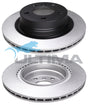 Brake Disc Rotor (Rear) Fits BMW Vented 300mm Geomet Coated AAP2857 - Ultima