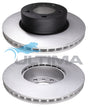Front Brake Disc Rotor Fits BMW Various (Vented 300mm) Geomet Coated AAP2862 - Ultima