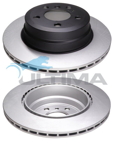 Brake Disc Rotor (Rear) Fits BMW X5 E70 3/07-5/10 320mm Vented Geomet Coated AAP2865 - Ultima