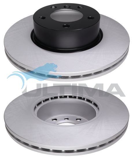 Brake Disc Rotor (Front) Fits BMW X1 9/12-9/15 3s 2006on, 1s 2012 on, s220, s440 Geomet Coated AAP2886 - Ultima