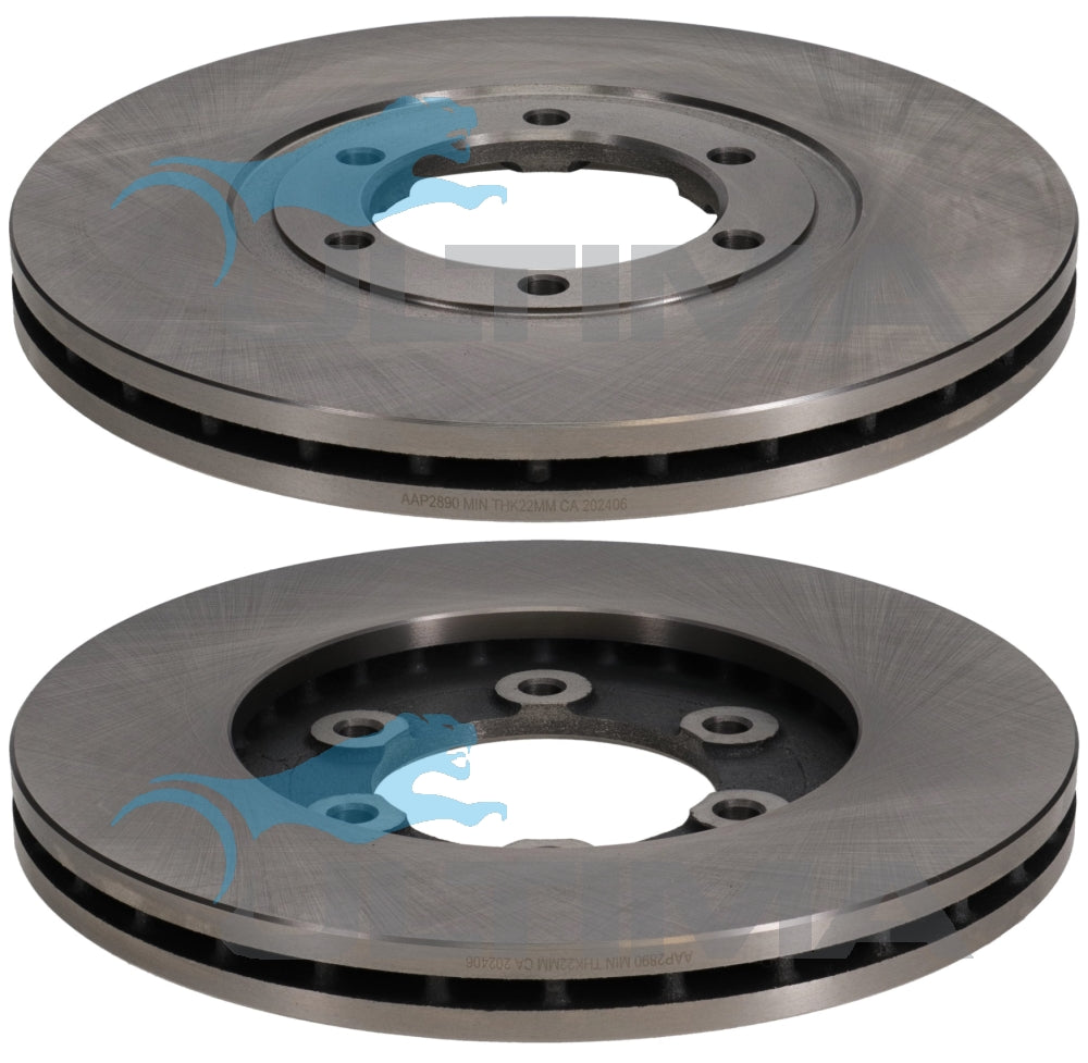 Front Brake Disc Rotor Fits Kia K2700 02-05 2.7L AAP2890 - Ultima