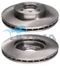 Brake Disc Rotor (Front) Fits Kia Rio 1.6L 05-On 256mm OD AAP2893 - Ultima