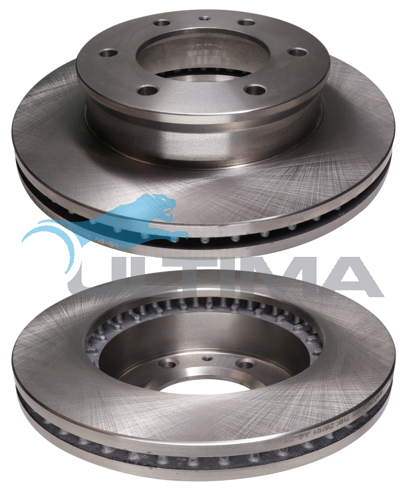 Brake Disc Rotor (Front) Fits Ford Courier PD-PH 4x2, B2500, B2600 4x2 AAP2952 - Ultima