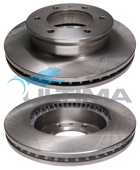 Brake Disc Rotor (Front) Fits Ford Courier PD-PH 4x2, B2500, B2600 4x2 AAP2952 - Ultima