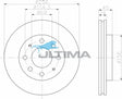 Brake Disc Rotor (F) Fits Galant HH, HJ AAP411 - Ultima